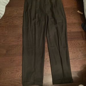Men brown wool pants